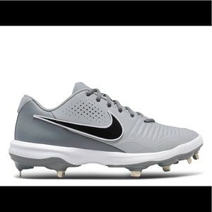 NEW Nike Alpha Huarache Varsity Grey size 9 womens softball cleats